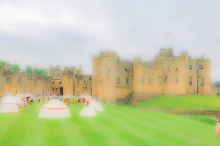 阿尼克城堡(Alnwick Castle)一景