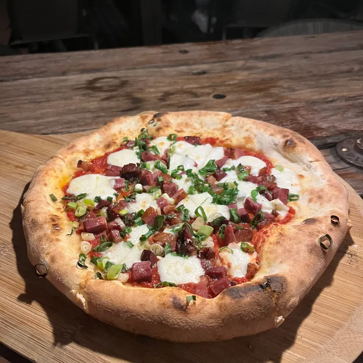 櫻桃鴨賞窯烤披薩 $450