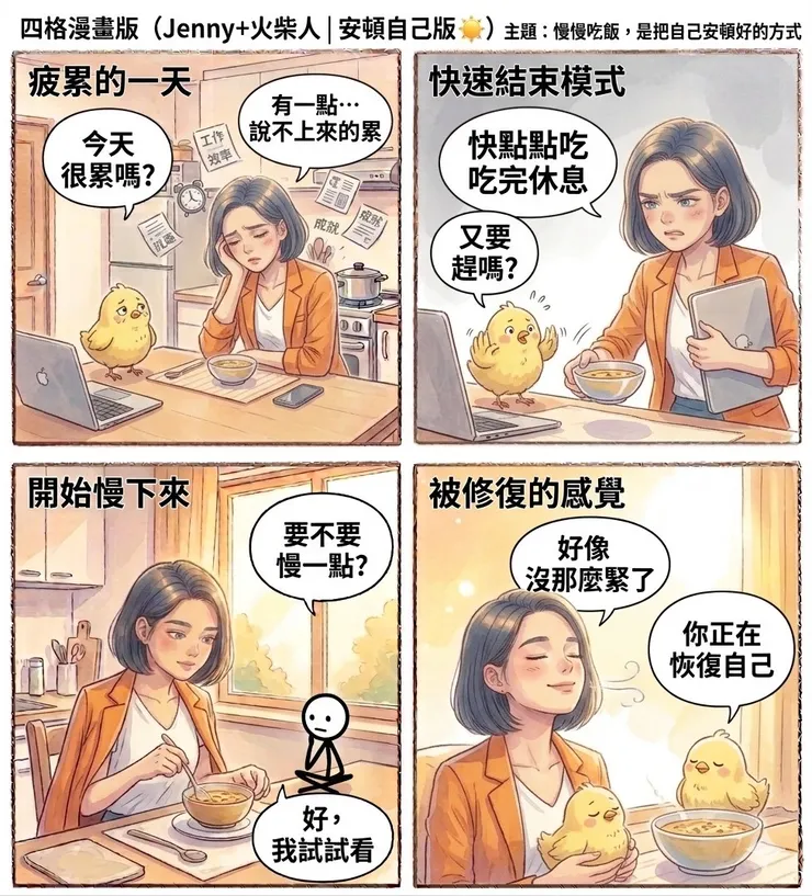 一頓慢慢吃的飯 其實是在修復一天的自己