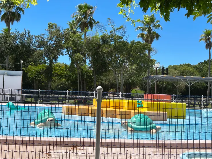 小朋友的玩水區