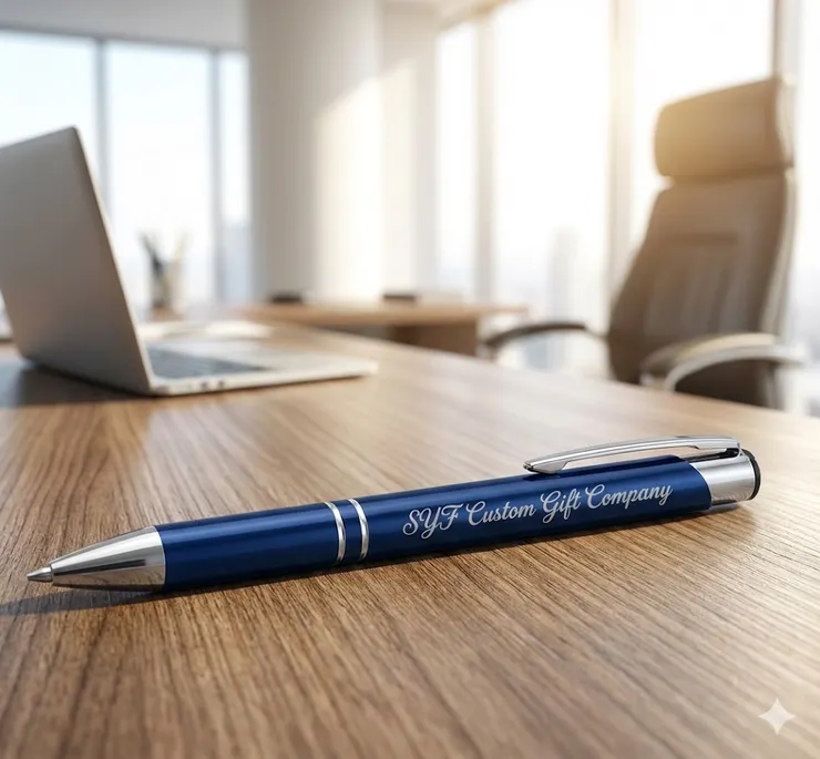 廣告純金屬筆-按壓式商務廣告原子筆