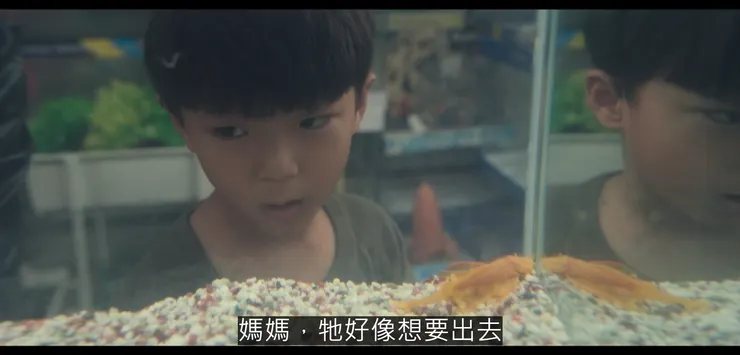 那條想出去的魚象徵著什麼呢？( Source : Disney + )