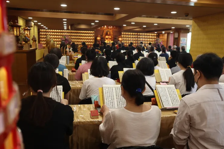 台北普濟禪寺的眾姓法會