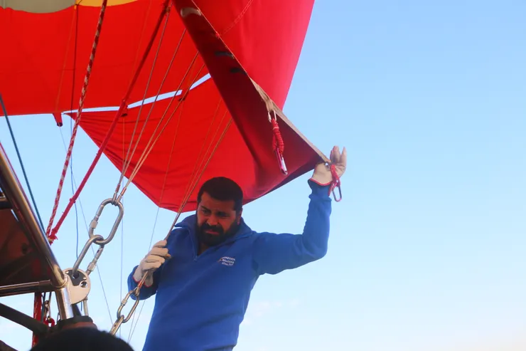 收熱氣球中，攝影於Cappadocia, Turkey 2023