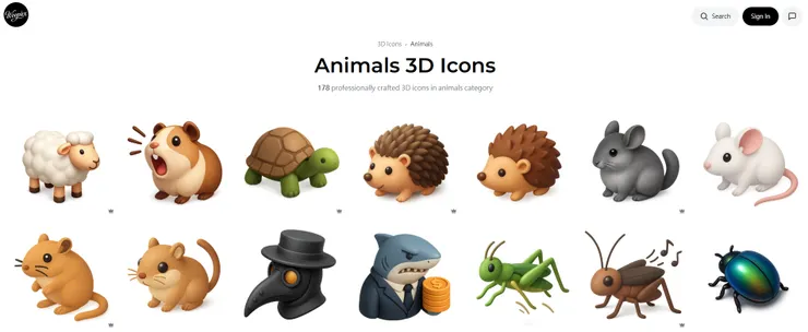 風格偏可愛的3D風