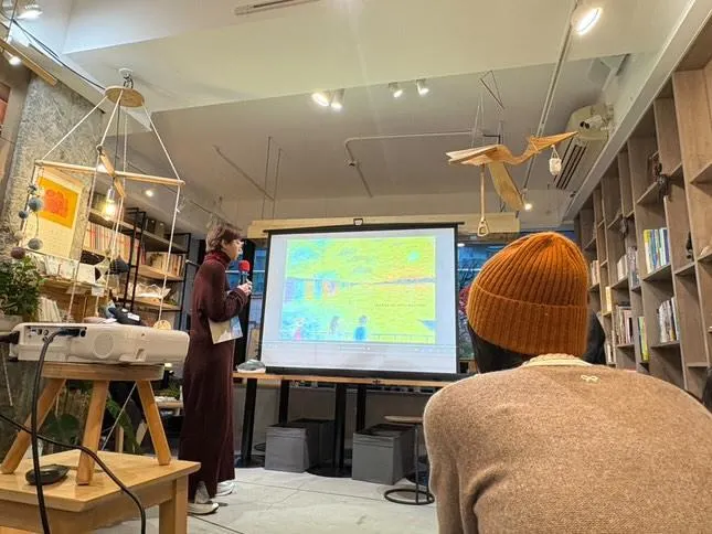 1/11分享會時的我，不同創作者分享真的都令我很感動，許多人是關於親人或愛寵的故事