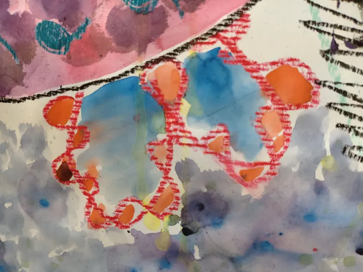 好好看的橘配藍!