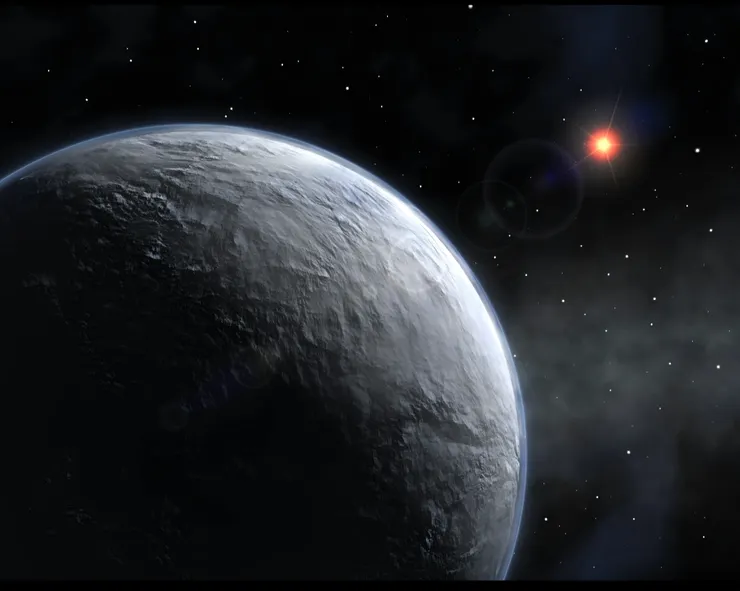 冰系系外行星 Icy Exoplanet (artist's expression)