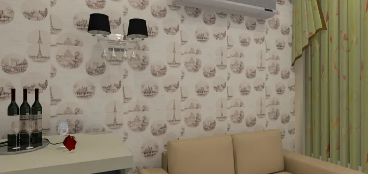 其實冷氣機的位置我思考了很久,要找個位置能吹遍全屋。