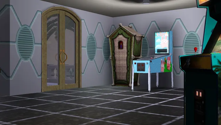 這個棺材盒相當重要！不知我有沒有介紹過，這是骸骨僕人的居所，我叫它做「阿骨」，一切家務和修理交給它就行，還可以打小偷！不用付薪水，也不會罷工和偷懶，簡直是家居必備！