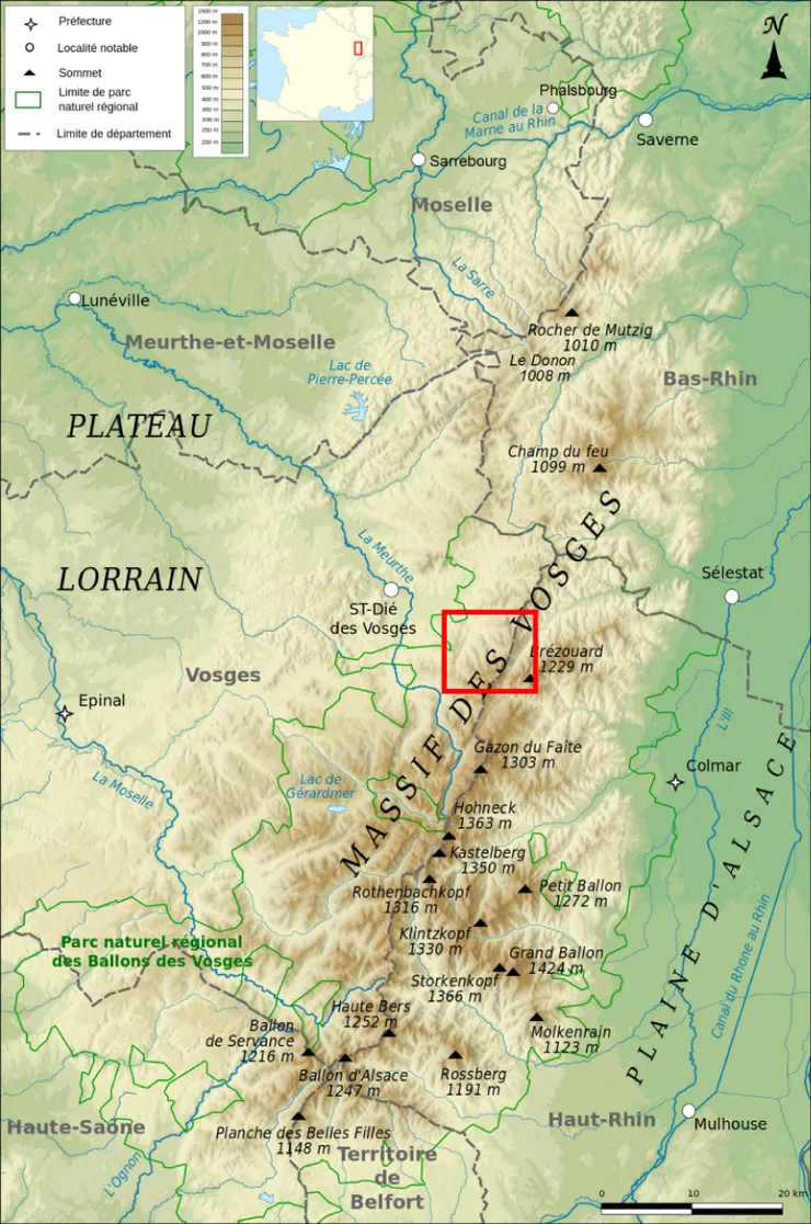 紅框處為聖瑪麗歐米訥大致位置