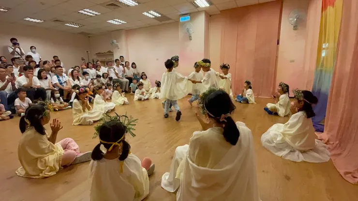 ▲精彩且豐富的畢業典禮