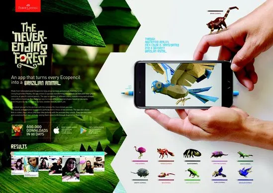 The Never-Ending Forest App 源自Faber-Castell