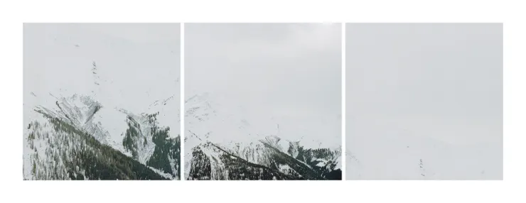 〈石墨三聯作 #1〉,艾曼紐・布朗。圖片來源:國家攝影文化中心