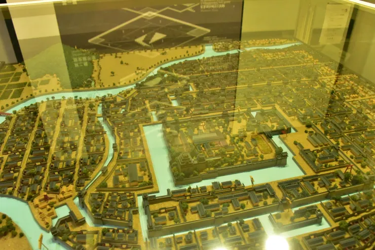 廣島城下町的復原模型