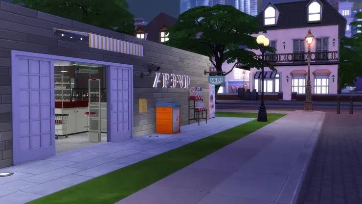 雖然超市的燈光沒有其他地璀璨，但很窩心，是寧靜的陪伴。