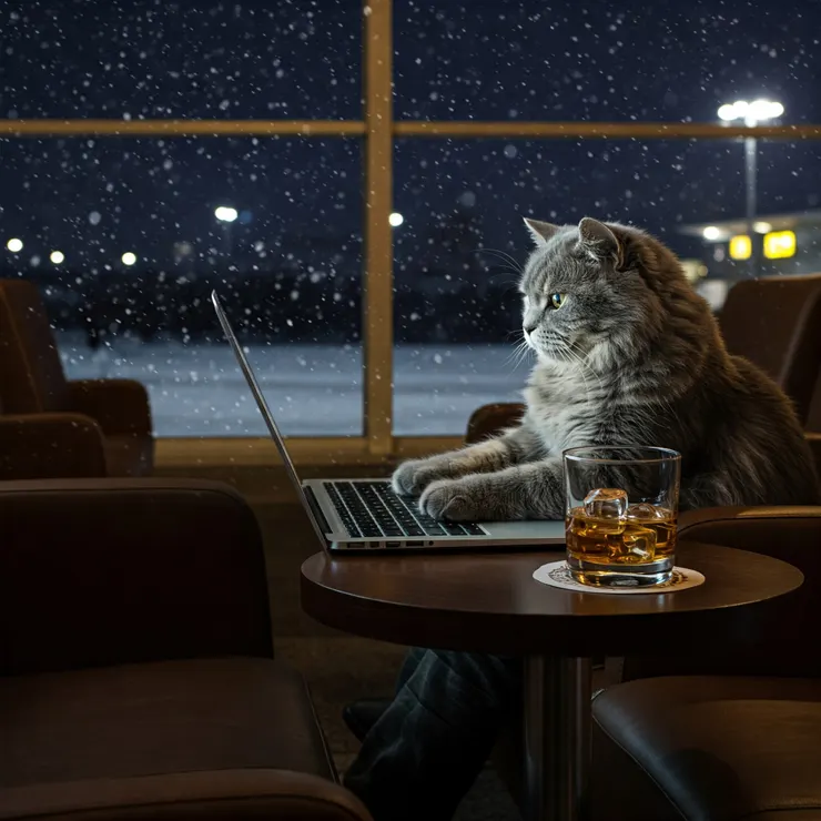 歐洲機場遇到大雪,經常人仰馬翻