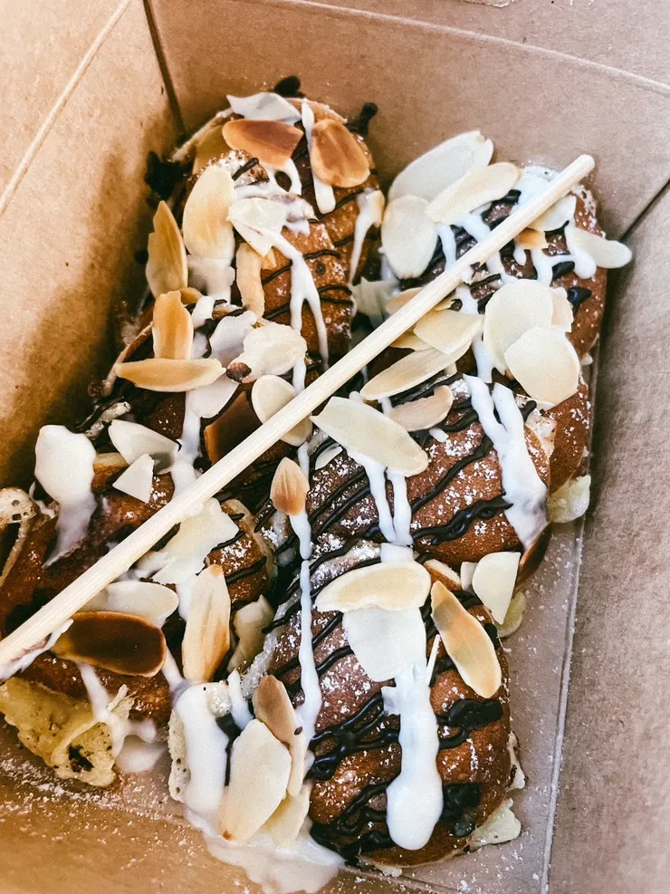 香焦巧克力小鬆餅