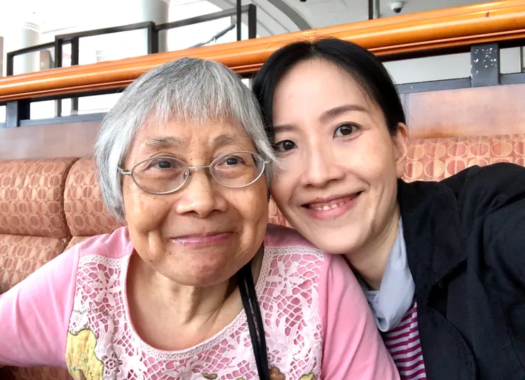 好喜歡這張！媽媽笑的好開心～～