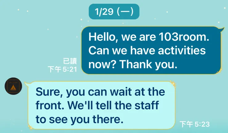 工作人員使命必達，非常有效率