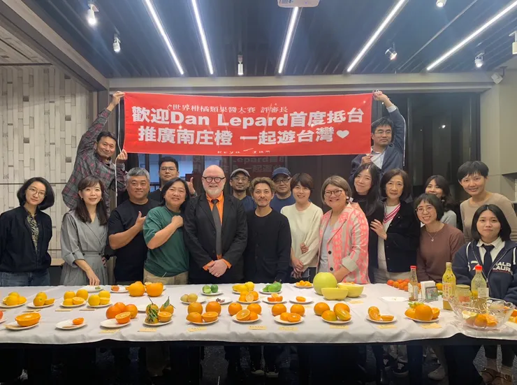 世界柑橘類果醬大賽裁判長Dan Lepard來台交流。