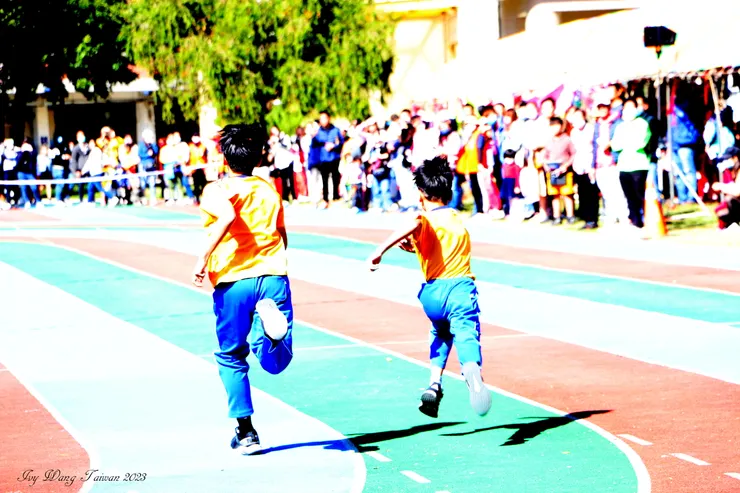 運度會裡的奔跑，攝影於2023