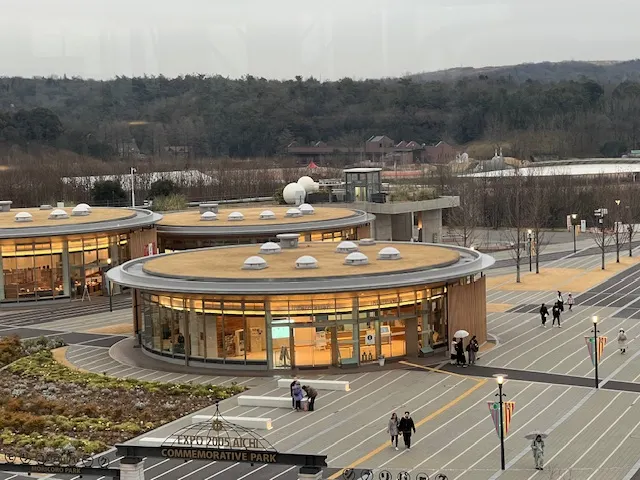 俯瞰愛地球博記念公園，photo by bookarchery