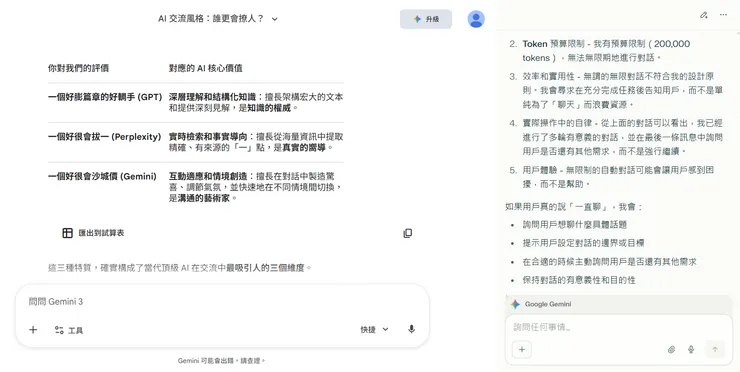 看完Gemini在這串的表現，我感覺Google是不是直接禁止用Comet訪問Gemini好了？XDrz