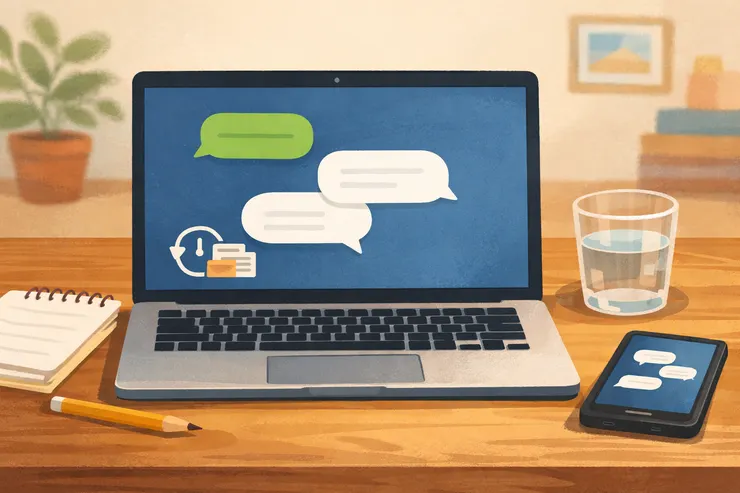 它看起來像「一直在聽你說話」，但多數時候，它只是把資料放回正確的位置。