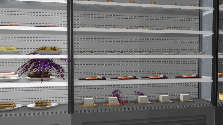 素食人士可以選擇豆腐，就在最下面那層，雖然種類不多。