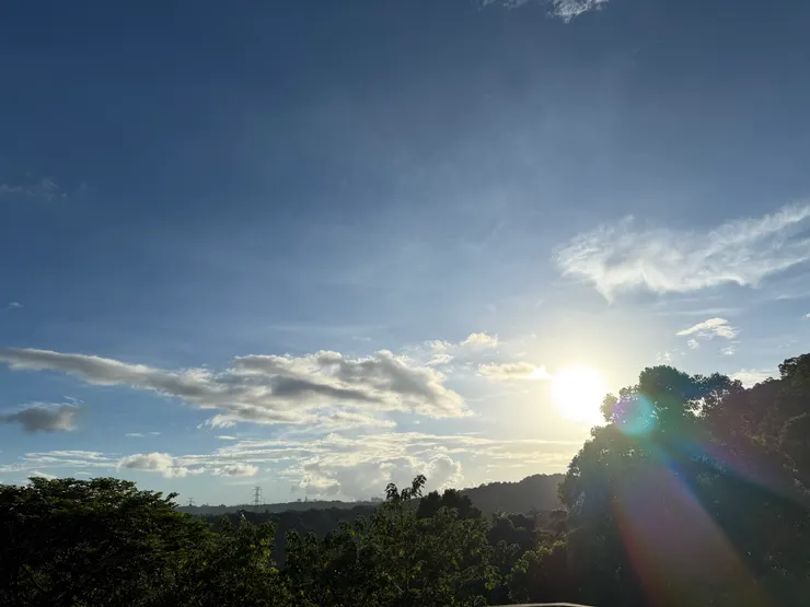 2025/09/21 回家路上的邊坡風景