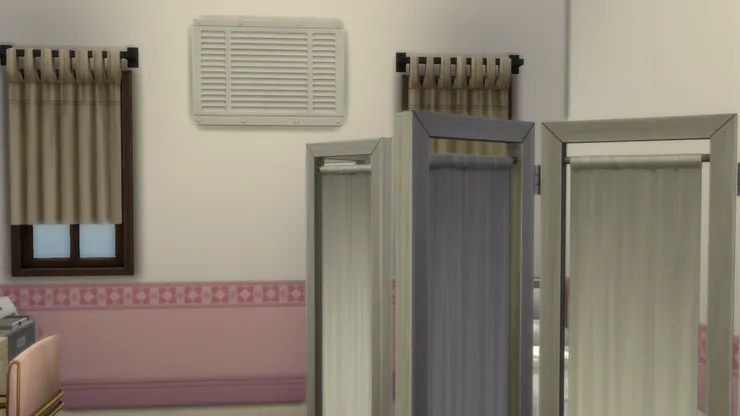 屏風後面是睡床，我以前最喜歡躺在這裏休息！