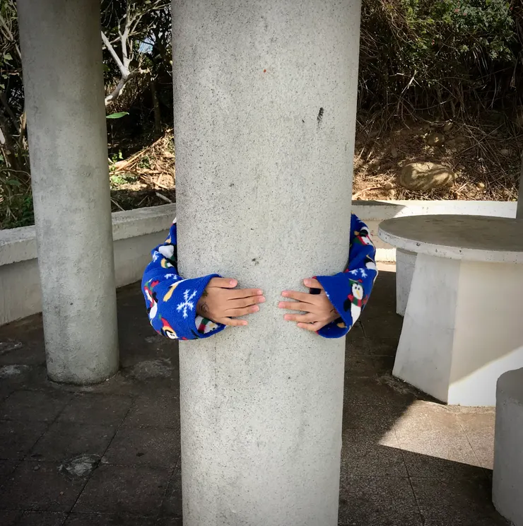 孩兒二號在某個涼亭的留影😆