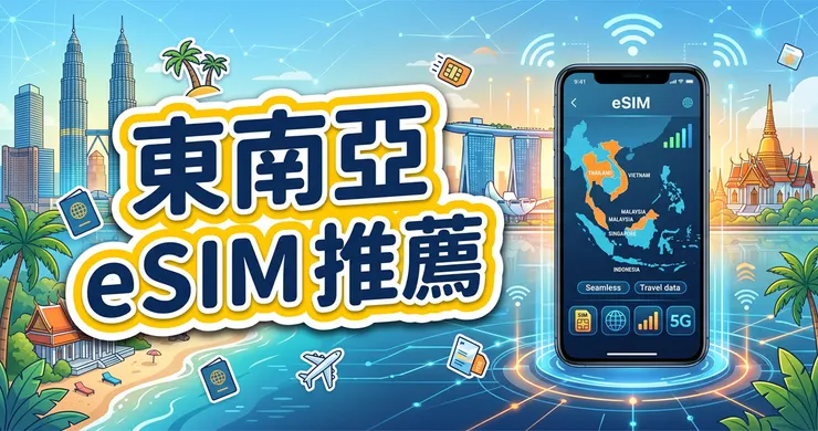 東南亞 eSIM 推薦，新馬泰越網卡評測與專屬折扣碼