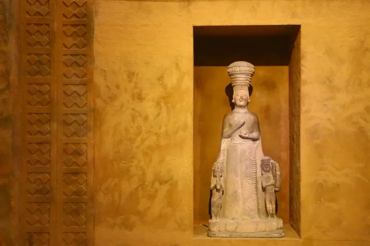 庫巴巴(Kubaba)是美索不達米亞傳奇女王,據說統治蘇美百年,MUSEUM OF ANATOLIAN,攝影於Ankara
