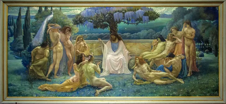 L'Ecole de Platon by Jean Delville