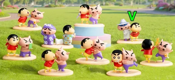 小新&左衛門春日部最強CP系列盒玩