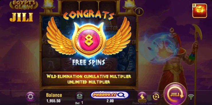 egypt's-glow-free-spins