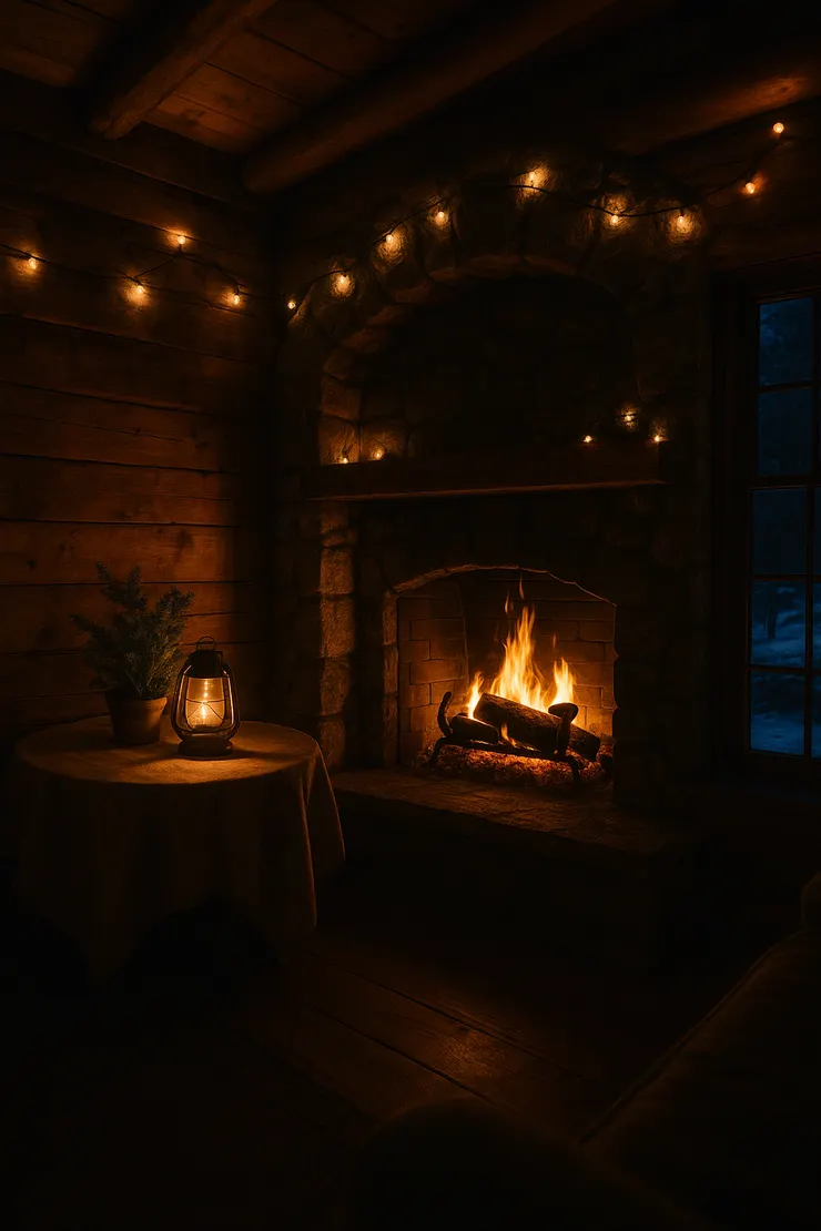 🔥 爐火微弱時，我仍為你留門。巨獸的洞穴暫時安靜下來，只是為了燒一鍋新茶，等下一位靠近者來坐坐(圖片來源：AI製圖)