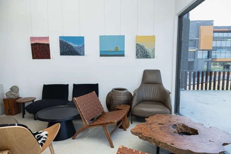 桃園藝廊推薦-丹円藝術空間同時提供舒適的下午茶環境