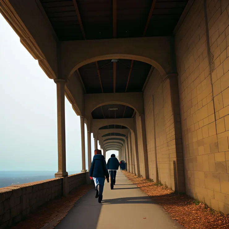 「誰走路不會跌倒」生出這個圖