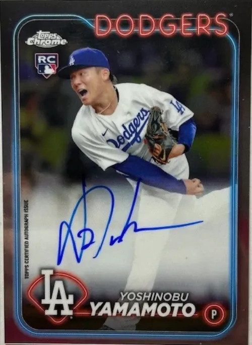 2024 Topps Chrome Rookie Auto