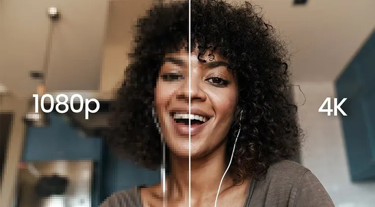 4K 影像提供約 4 倍於 1080p 的解析度，能在更遠、更大範圍內清晰辨識車牌、人臉與物件細節，但也需付出更多頻寬、儲存空間與成本。