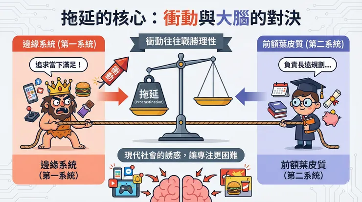 大腦第一系統與第二系統衝突