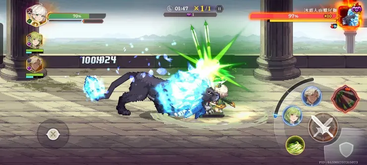 一般戰鬥一次能操作三名角色，但戰鬥鍵位不能自由調整，操作上需要花時間習慣