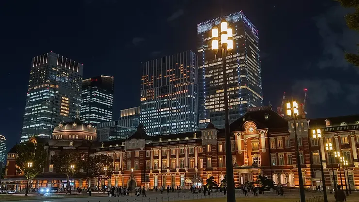 回到東京，用夜色為今天劃下句點