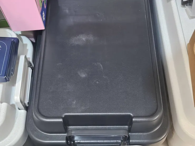 這張照片應該很明顯，我至少有三個整理箱了XD