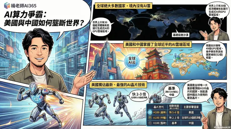 楊老師AI365 - 美國與中國壟斷AI