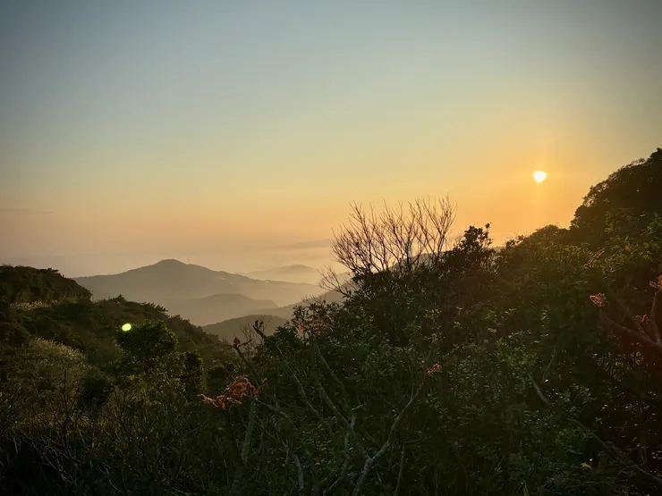從風櫃嘴涼亭望向關渡方向