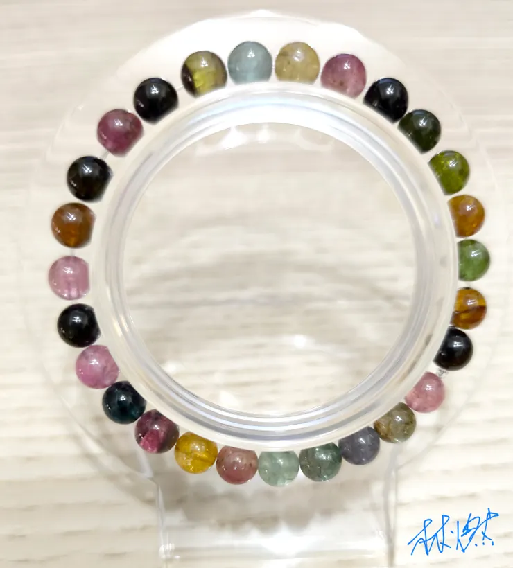 老礦碧璽，些許清透，中高品